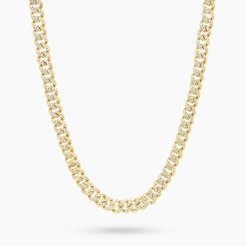 VVS Moissanite Iced 8mm cuban link chain