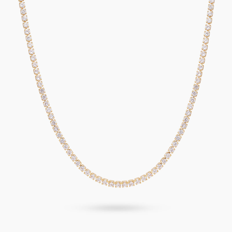 VVS Moissanite Micro 2mm tennis chain